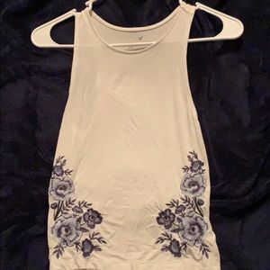 American Eagle White Tank Top